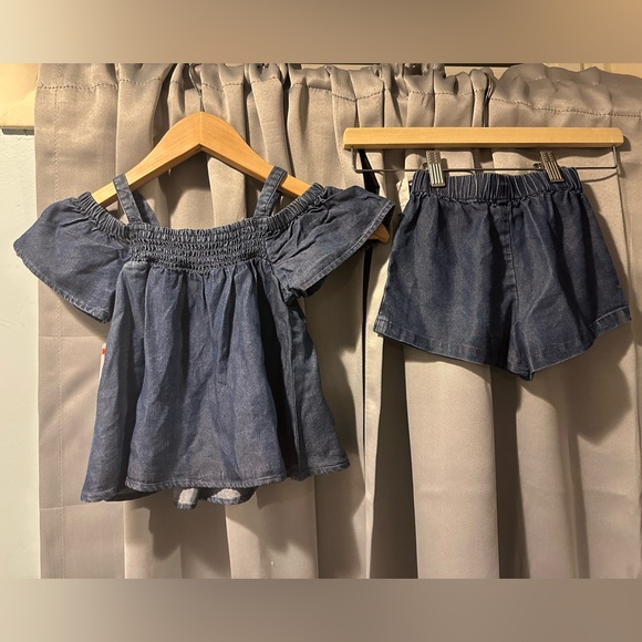 Habitual Kids Girls Denim Two Pc Set Size 3 NWT - Picture 7 of 9